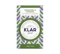 Klar Seifen Acondicionador sólido aceite de árbol de té y lavanda, 100 g