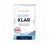 Klar Seifen Champú anticaspa sólido 100 g, sin fragancias, para cuero cabelludo sensible