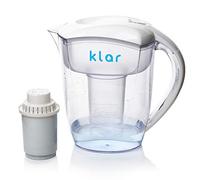 Klar Water Jarra Filtradora de Agua para Eliminar Flúor 3,5 l - Filtro de Agua que Elimina Flúor, PFOA, PFAS, Plomo, Microplásticos - Purificador de Agua con PH Alcalino