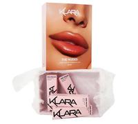 Klara Cosmetics The Nudes Lip Kit - Pintalabios líquidos a prueba de besos - Lápiz labial mate para mujer - Juego de lápices labiales nude versátil para uso durante todo el día - 4 piezas