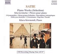 Klara Körmendi - 3 Gymnopédies / 3 Gnossiennes / Ragtime parade
