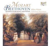 Mozart/ Beethoven: Quintets for piano and winds [CD de audio] Klara Wurtz, Netherlands Wind soloists, Beethoven and Mozart