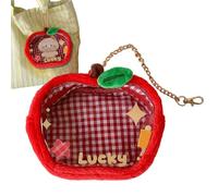 Klare Hülle Schlüsselanhänger,Kompakte Anzeigetasche Für Puppen - Schutz Case Mit 3D Cartoon T 4 Cm, Die Gelbe Dicke Beträgt Design Sternenelement Für Erwachsene Und Kinder Tasche