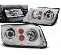 Klarglas Xenon Design Para Faros Compatible VW Bora 98-05 Cromo