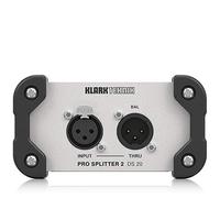 Klark Teknik PRO SPLITTER 2 DS 20 Divisor de señal pasivo de 1 entrada/2 salidas con transformador Midas y rango dinámico extendido