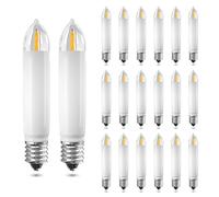 Klarlight 20x E10 23v LED Swing arc Light petite prise 3W blanc chaud 2200k lampe de remplacement pour arbre de Noël