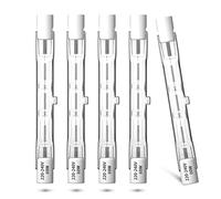 Klarlight 5x Eco Bombilla Lineal Halogena R7s 78mm 80W Regulable Blanco Cálida 2800K 1390LM 230V Proyector Lineal de Doble Extremo Tipo J para Lámpara de Paisaje Pared, Luz de Trabajo de Seguridad