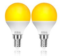 Klarlight Bombilla LED 3W E14 G45 Blanco Cálido 2000K, No-regulable Bombilla Sin Luz Azul Nocturna Melatonina para Cuarto de niños, Nocturna(2 unidad)