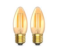Klarlight Bombilla LED E27 Luz Calida 2200K,2,5W Bombilla E27 Vintage,C35 Bombilla Decorativa Equivalente 20W, No Regulable,Paquete de 2