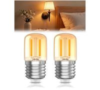 Klarlight Bombilla LED E27 Regulable 2W Luz Calida 2200K, Reemplaza 20 Watt, para Luces de Hadas, Candelabro, Luz de Noche, Lámpara de Mesa, 2-Pack