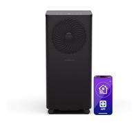 Klarstein Aero Ring Aire Acondicionado Portátil - 7000 BTU, 3 en 1: Enfriar, Deshumidificar & Ventilar, Control App & Voz, Para Habitaciones Hasta 25 m², R290, Clase A, Móvil & Compacto, Negro