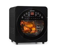 Klarstein AeroVital easy touch - Freidora de Aire, Airfryer 1700 W, Volumen XXL 14 L, 16 Programas, Carcasa Cool-Touch, Temporizador 60 min, Funcion Deshidratar 8 h, Negro