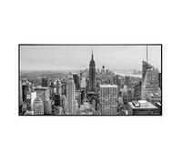 Klarstein Air Art Smart Radiador Electrico Bajo Consumo Infrarrojo de 700W para Casa, IoT/WiFi Control App, Detector Ventanas Abiertas, Termostato, Radiadores Infrarrojos Pared, Calefactores Sin CO2