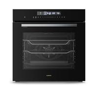 Klarstein Airjet Horno Eléctrico Empotrable 60 cm - 72L, 13 Funciones, Airfryer, Clase A++, Limpieza Fácil, Control Táctil, Horno Negro Integrable, Bloqueo Infantil, Negro