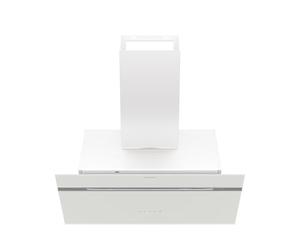 KLARSTEIN Alina Campana Extractora - 70cm Decorativa, 600 m³/h, Clase A, LED, 68 dB, Recirculación & Extracción, Control Táctil, Blanco
