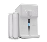 KLARSTEIN AquaLine Filtro Agua Grifo Osmosis Inversa, Sistema Filtros Agua Encimera 6L, Ionizador de Hidrógeno y Agua Caliente, Etapas, 3 Filtros, Sistema de Filtración de Agua