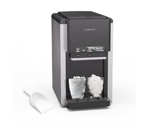 Klarstein ArcticBlend 3en1 máquina de hielo, 20 kg/24h, hielo en bala y picado, dispensador de agua, depósito 6l, conexión a grifo, acero inoxidable, máquina de hacer hielo para casa, negro