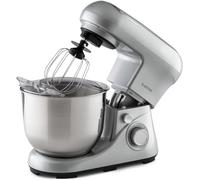 Klarstein Batidora Amasadora con Bol 5L para Hornear, Robot Cocina, Amasadora Reposteria 1300W, Gancho y Bol para Mezclar, Electrodomesticos Cocina Varillas Rotación Planetaria con 6 Velocidades