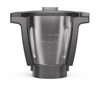 Klarstein Batidora de Cerámica Multifuncional, 1700W Batidora con Picadora, 4 en 1 Batidoras, Mezcladoras y Procesadores de Alimentos para Cocina, 4.7L Pro Combo de de Cerámica Grande