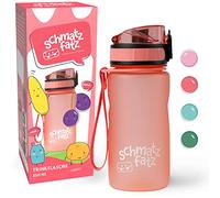 Klarstein Botella Agua para Mantenerla Fría, Botellas de Agua para Adultos sin BPA, Cantimplora Gimnasio para Mujeres y Hombres, Botella de Agua sin Pajita con Cierre Anti Goteo, Coral