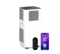 Klarstein Breeze Box Aire Acondicionado Portátil - 11,000 BTU, cubre hasta 51 m², control remoto y app, 3 en 1: enfría, deshumidifica y ventila, eficiente (A), silencioso, kit de ventana, Blanco