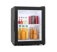 KLARSTEIN Brooklyn Nevera Pequeña Portatil Eléctrica Puerta Cristal, Mini Nevera Silenciosa para Casa y Oficina, Frigorificos Pequeños Refrescos, Cervezas, Estantes Extraíbles, Minibar 12-18°C, 30 l.