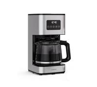 KLARSTEIN Cafetera de filtro Verosteel - Cafetera de acero inoxidable, 1,5 l para hasta 12 tazas, pantalla LCD, función de mantenimiento del calor durante 40 min, antigoteo, apagado automático
