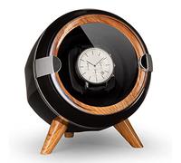 KLARSTEIN Caja para Relojes con Vitrina Acrílica Silenciosa - 4 TPD, 3 Modos de Rotación, Organizador para Relojes Grandes