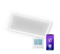 Klarstein Calefactor Infrarrojo 770W - Panel Infrarrojos Techo/Pared, WiFi, Control App, Termostato, IP44, Silencioso, Seguridad Infantil, Para Habitaciones 15 m², Diseño Minimalista