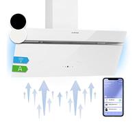 Alina 90 Smart Campana extractora 90 cm 594 m³/h luz LED ambiental frontal de vidrio Klarstein
