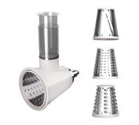 Klarstein Chiara Accesorio para Ensaladas - Procesador de Alimentos, 3 Cuchillas de Acero Inoxidable, Fácil de Montar y Limpiar, Compatible con Robot de Cocina Chiara, Diseño Compacto