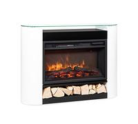 Studio 10 Arc Chimenea eléctrica 1800 W Llamas led Calefacción Mando a distancia Klarstein