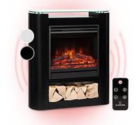 Studio 5 Arc Chimenea eléctrica 1800 W Llamas led Calefacción Mando a distancia Klarstein