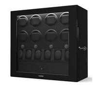 KLARSTEIN ChronoVault Caja para Relojes automáticos - Estuche para 14 Relojes con Motor silencioso japonés, 4 Modos de rotación, led & cajón para Joyas