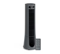 KLARSTEIN Climatizador Evaporativo, Ventilador con Agua 7L, Mando & Temporizador, Portátil para Hogar & Dormitorio, Ventilador Agua Fría 20m², Dark Grey