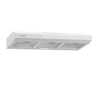 Klarstein Contempo 90 Campana Extractora, 90cm Campana Integrada, 200 m³/h, Led, Filtros de Carbón, Eficiencia Energética C, Diseño Compacto, Blanca