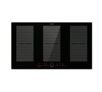 Klarstein Delicatessa 90 Placa Inducción - 6 Zonas Flex, 10500W, Sensecontrol, Temporizador & Bloqueo Infantil, Vitrocerámica Negra, Cocina Empotrada 90Cm