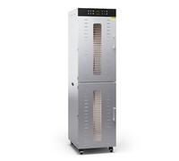 Klarstein Deshidratador De Alimentos, 4000W, 48 Bandejas Acero Inoxidable, 30-90 °C, Temporizador 24h, 6 Ventiladores, 2 Cámaras Independientes, 50-55 dB, Ideal Para Frutas, Verduras, Carne, Seda