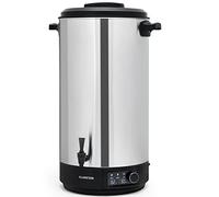 Klarstein Dispensador de Agua Caliente para Cocina, Dispensador Agua Ebullición Caliente Rápida, 60L, Dispensador Eléctrico Profesional con Grifo, Dispensadores Agua de Acero Inoxidable 2500W