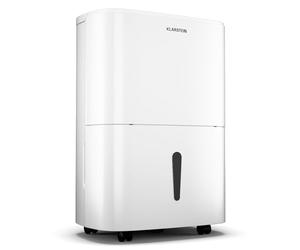 Klarstein DryFy 20L deshumidificador - 400w, 20l/día, depósito de 5l, 46dB silencioso, modo secado ropa, auto-swing, timer 24h, deshumificadores de humedad, deshumidificador eléctrico, blanco