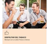 Klarstein El Presidente 37 Humidor de puros 37L 2 cajones y 1 compartimento de madera de cedro Klarstein