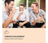 Klarstein El Presidente 48 Humidor de puros 48L 3 cajones y 1 compartimento de madera de cedro