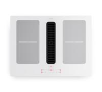 Full House 70cm Placa de Inducción con Extractor Integrado Blanco