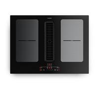 Full House 70cm Placa de Inducción con Extractor Integrado Negro