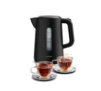 Klarstein Hervidor, Velaire 1,7 L - Hervidor eléctrico moderno de 2200 W, diseño minimalista, filtro antical, base giratoria de 360°, apagado automático