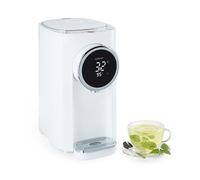 Klarstein Hot Spring Plus Dispensador Agua Caliente, Depósito: 5 litros, Pantalla LCD, 45-95 °C, Cuba de Acero INOX, Protección Anti Marcha en seco y sobrecalentamiento, Bloqueo Infantil, Blanco