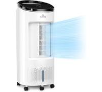 Klarstein IceWind Plus Climatizador Evaporativo - 4 en 1: Ventilador, Enfriador, Humidificador & Purificador, 330 m³/h, Control App & Alexa, Silencioso, Depósito 7L, Blanco
