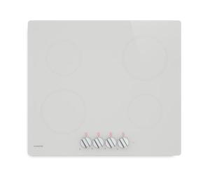 Klarstein Kochheld Placa Inducción 60 cm - 4 Zonas, 7000W Boost, Mando Giratorio, Indicador Calor Residual, Protección Sobrecalentamiento, Vitrocerámica Fácil Limpieza, Placa de Induccion
