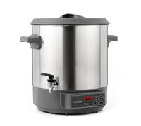 Klarstein Lady Marmalade Esterilizadora, 27 litros, 1800 W, 30-100 °C, Temporizador, Mantenimiento del Calor, Protección contra sobrecalentamiento, dispensador de Bebidas Calientes, INOX Cepillado
