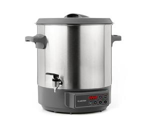 Klarstein Lady Marmalade - Olla para hacer mermeladas, caldera de cocción, termo para bebidas, 27 litros, 1800 W, 30-100 °C, programable, conserva el calor, no quema, acero inoxidable